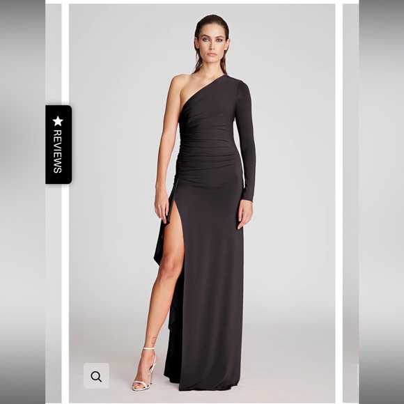 Halston Giana jersey gown - Picture 1 of 6